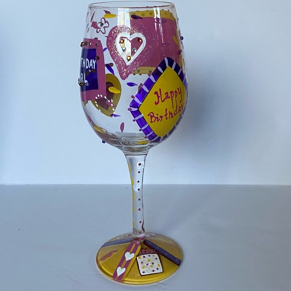 Birthday Girl Wine Glass Lolita New Open Box 15 Oz The Wine Collection Party - Picture 2 of 16